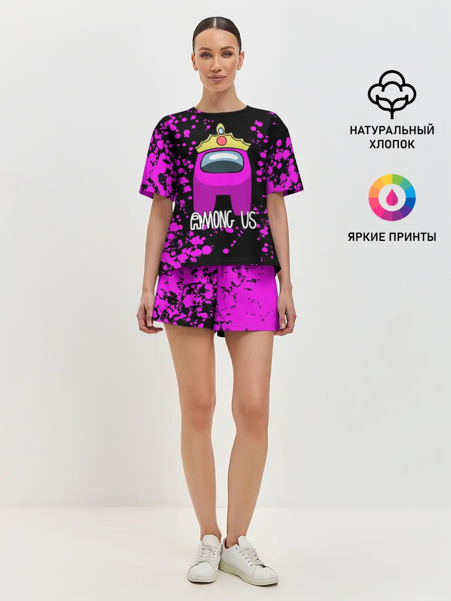 Женская пижама с шортами / AMONG US