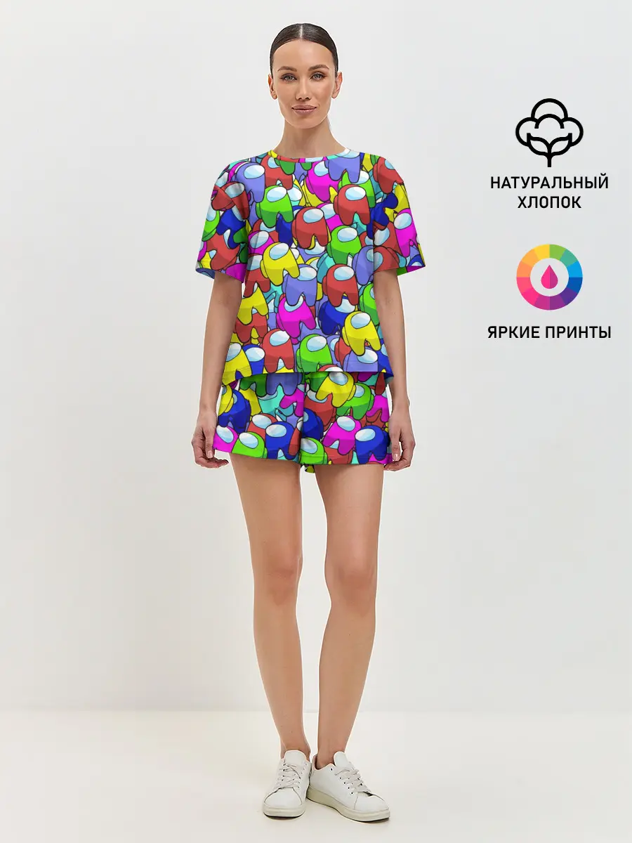 Женская пижама с шортами / AMONG US