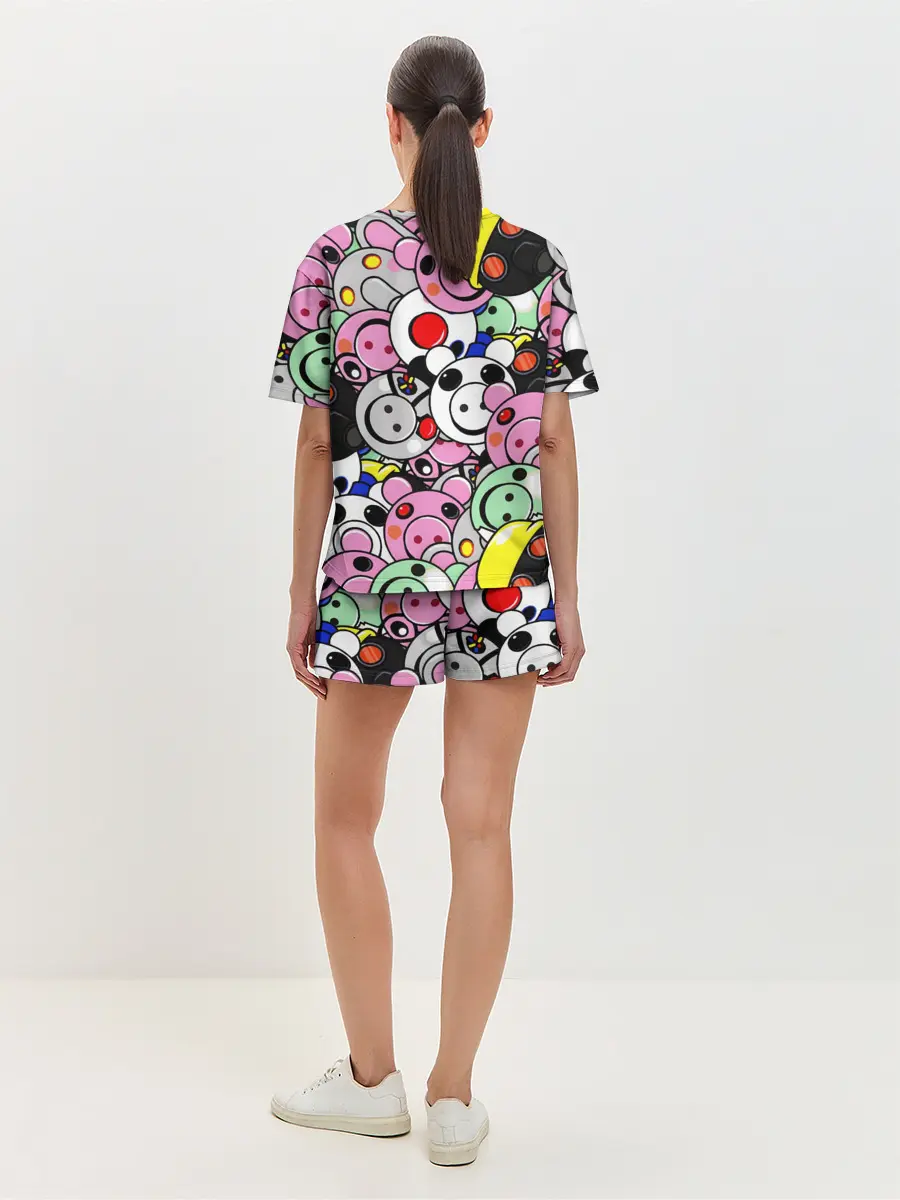 Женская пижама с шортами / ROBLOX PIGGY