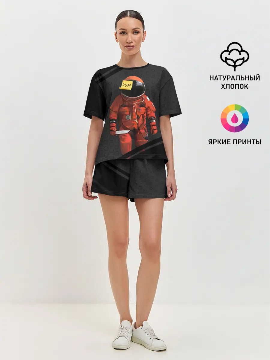 Женская пижама с шортами / AMONG US - Реалистичный