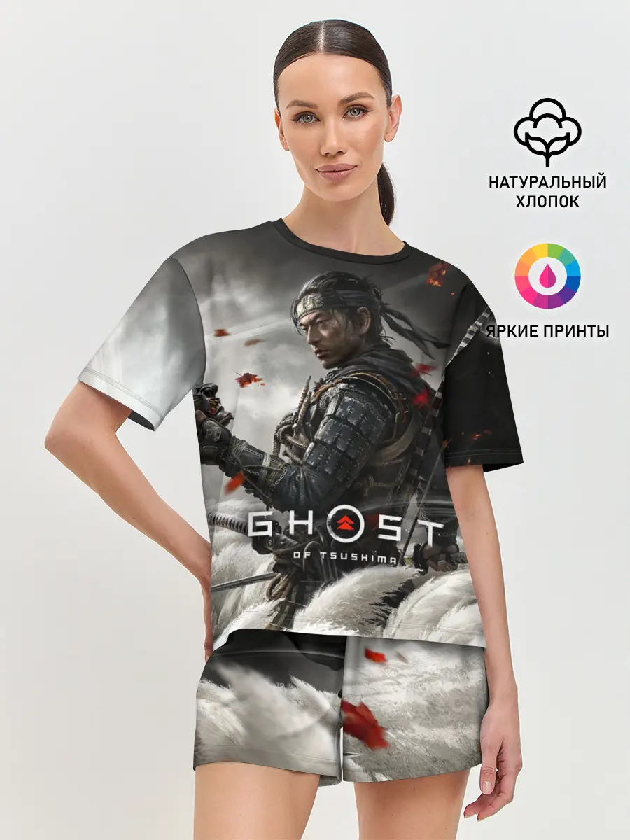 Женская пижама с шортами / Ghost of Tsushima
