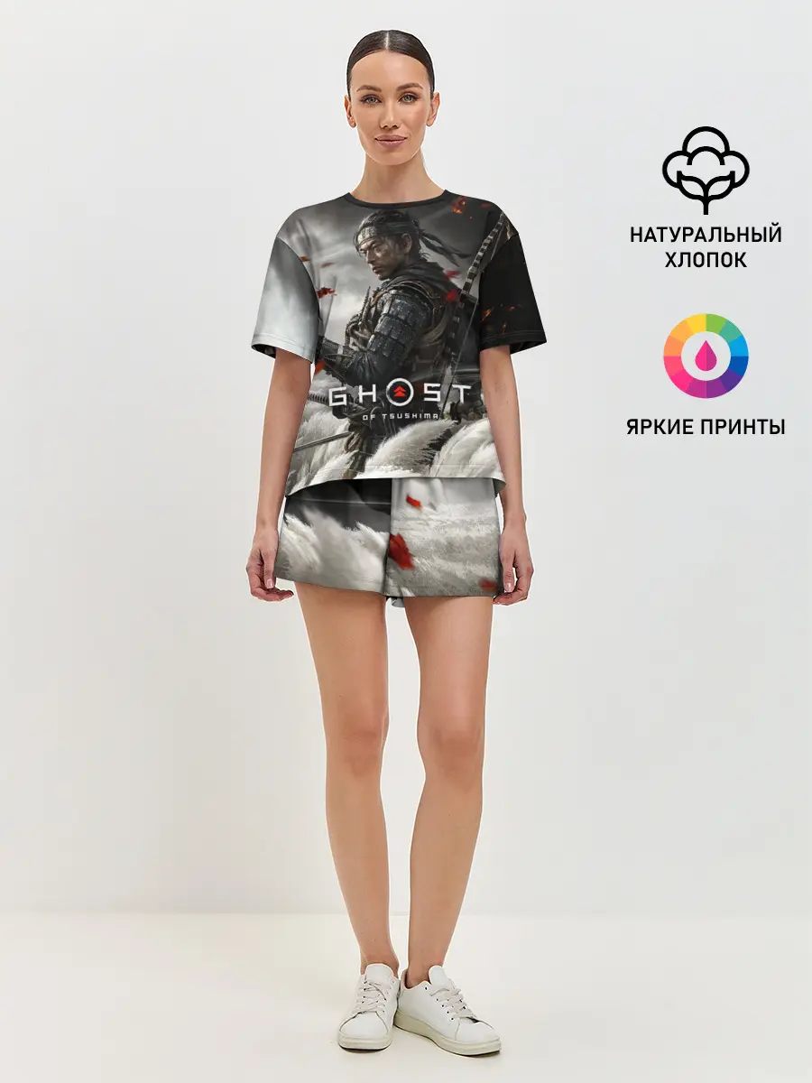 Женская пижама с шортами / Ghost of Tsushima