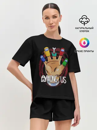 Женская пижама с шортами / AMONG US