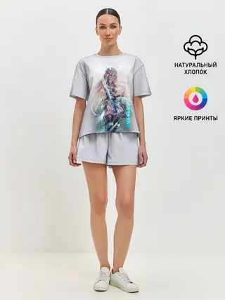 Женская пижама с шортами / Ais Wallenstein art
