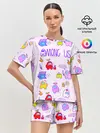 Женская пижама с шортами / Among Us