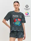 Женская пижама с шортами / Among Us