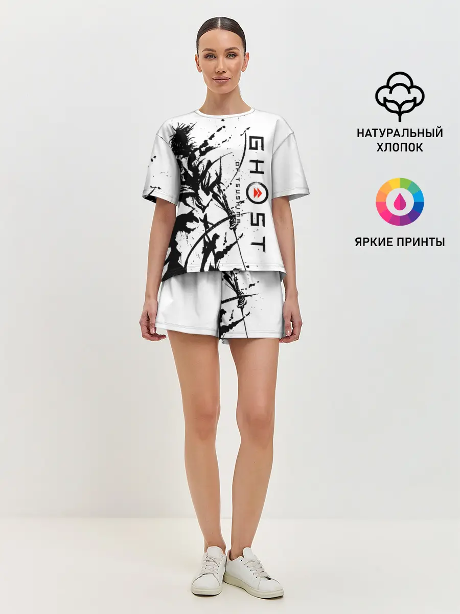 Женская пижама с шортами / Ghost of Tsushima