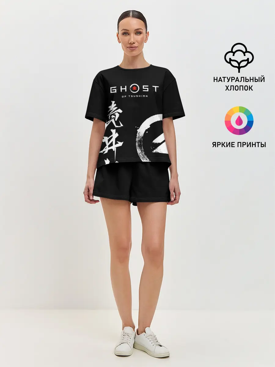 Женская пижама с шортами / Ghost of Tsushima