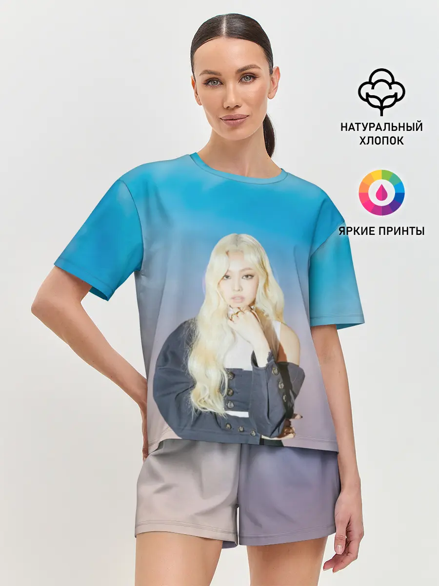 Женская пижама с шортами / JENNIE BLACKPINK