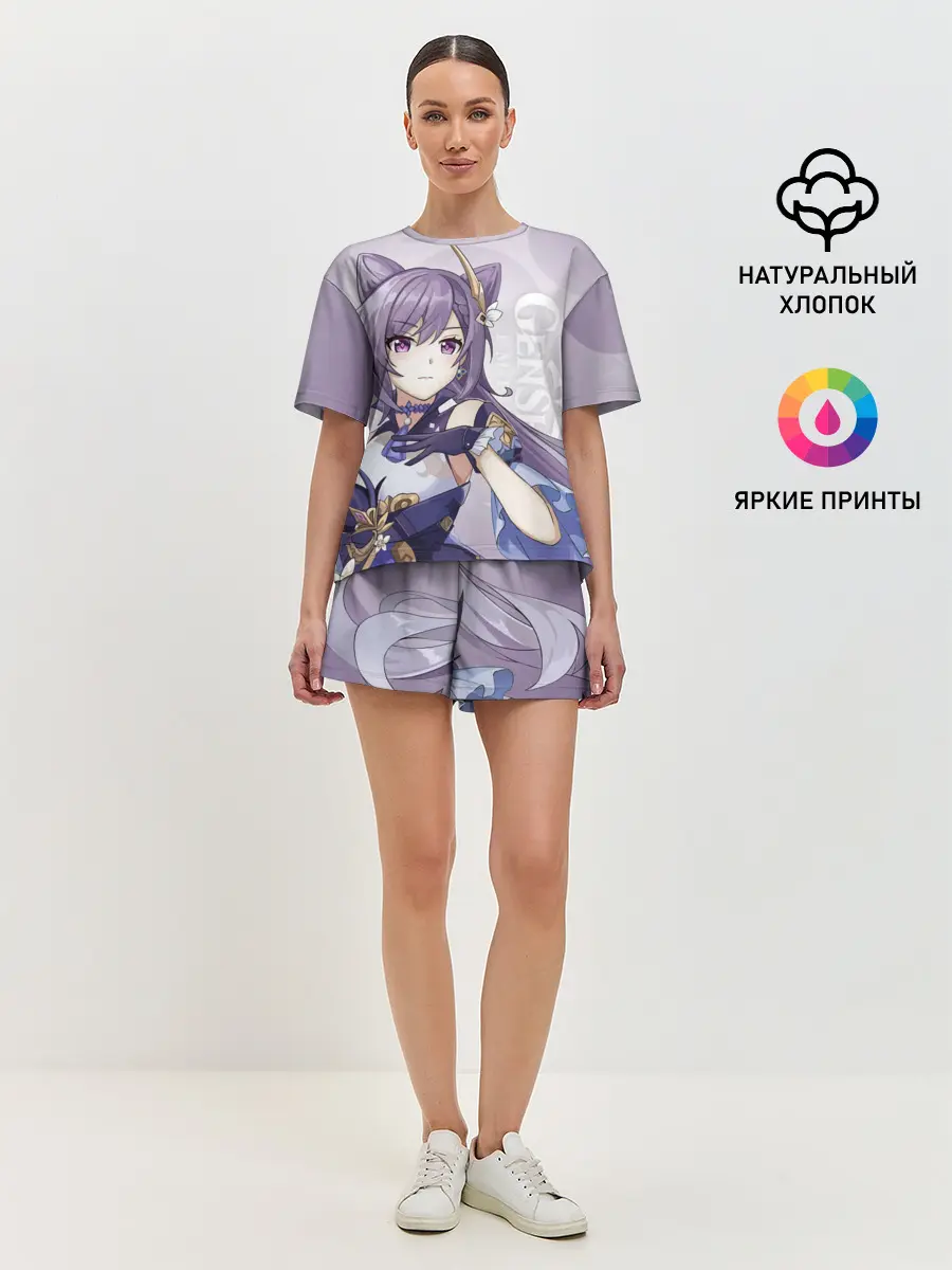 Женская пижама с шортами / GENSHIN IMPACT, КЭ ЦИН