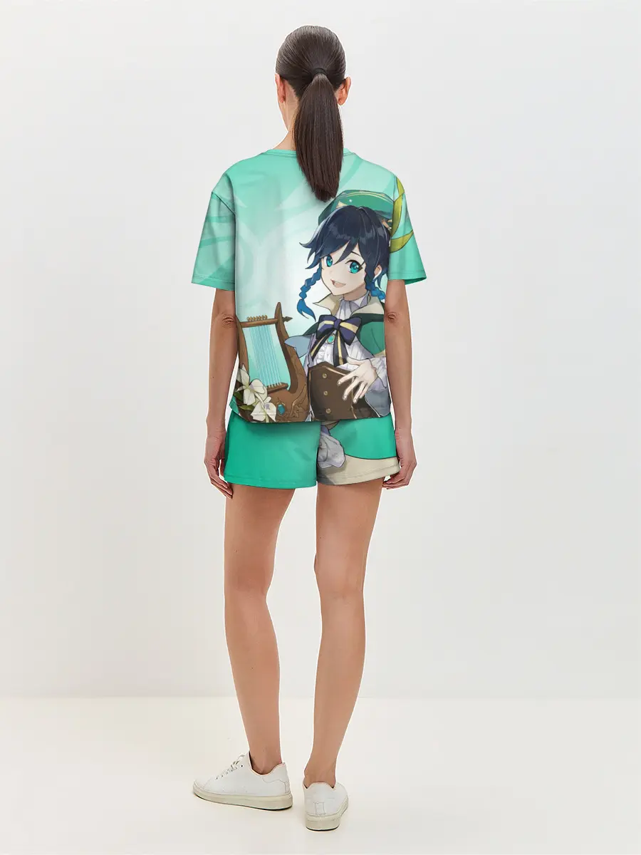 Женская пижама с шортами / GENSHIN IMPACT, ВЕНТИ