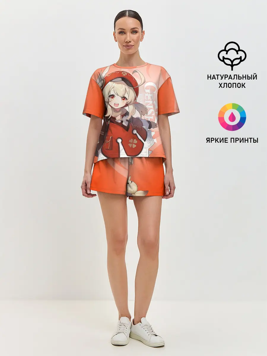Женская пижама с шортами / GENSHIN IMPACT, КЛИ
