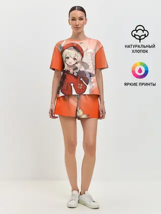 Женская пижама с шортами / GENSHIN IMPACT, КЛИ