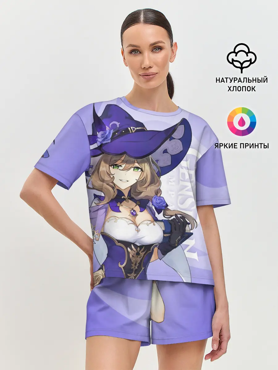 Женская пижама с шортами / GENSHIN IMPACT, ЛИЗА