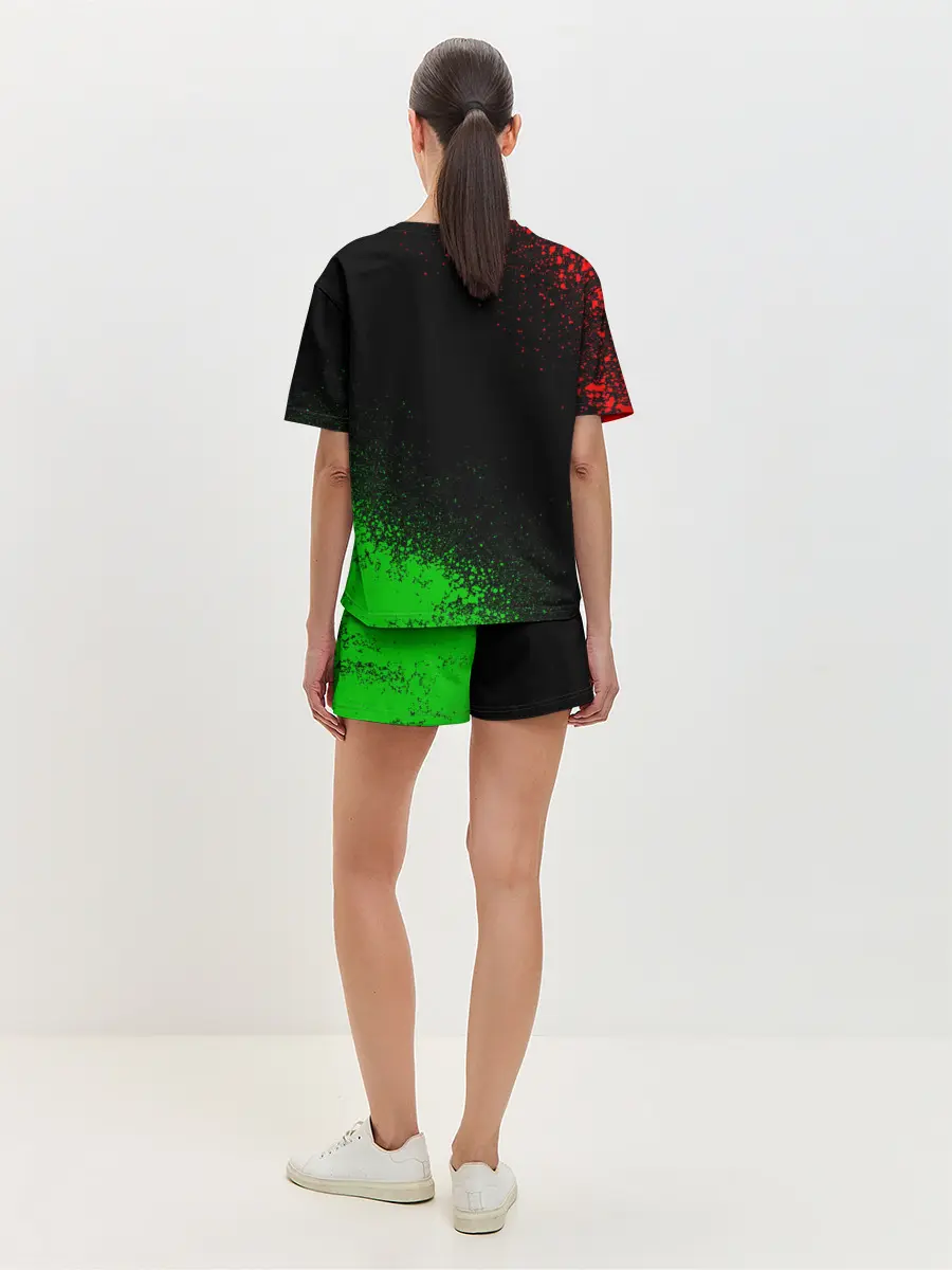 Женская пижама с шортами / Among Us