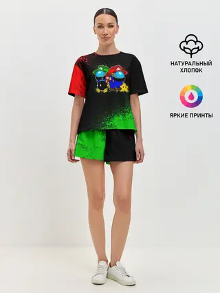 Женская пижама с шортами / Among Us