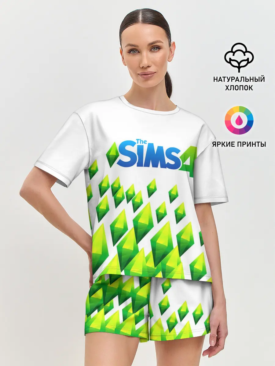 Женская пижама с шортами / THE SIMS 4