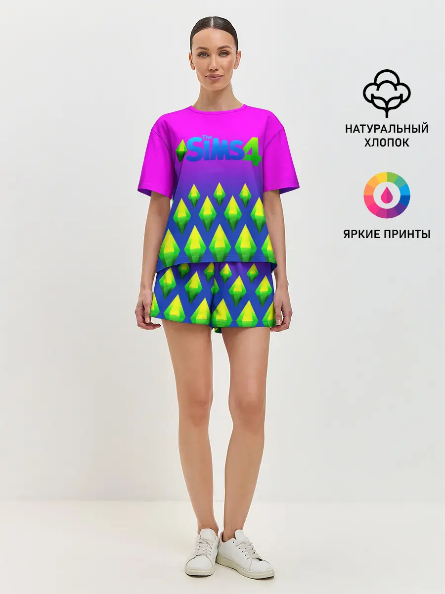 Женская пижама с шортами / THE SIMS 4