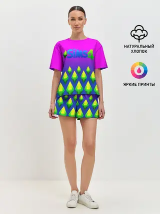 Женская пижама с шортами / THE SIMS 4