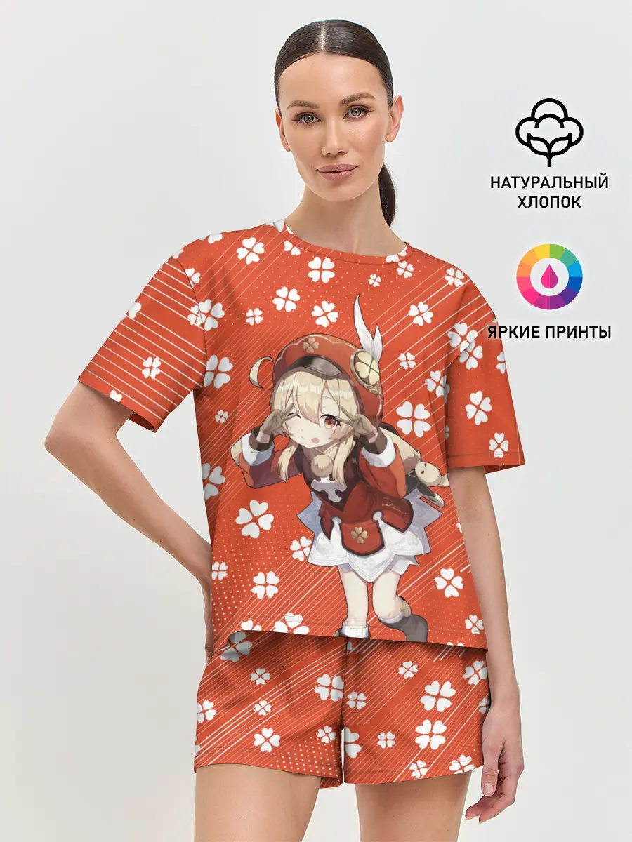 Женская пижама с шортами / GENSHIN IMPACT