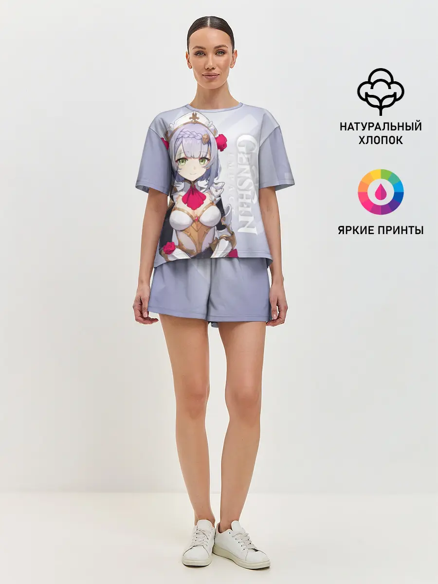 Женская пижама с шортами / GENSHIN IMPACT, НОЭЛЛЬ