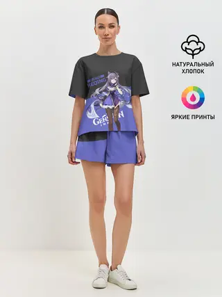 Женская пижама с шортами / Genshin Impact Keqing