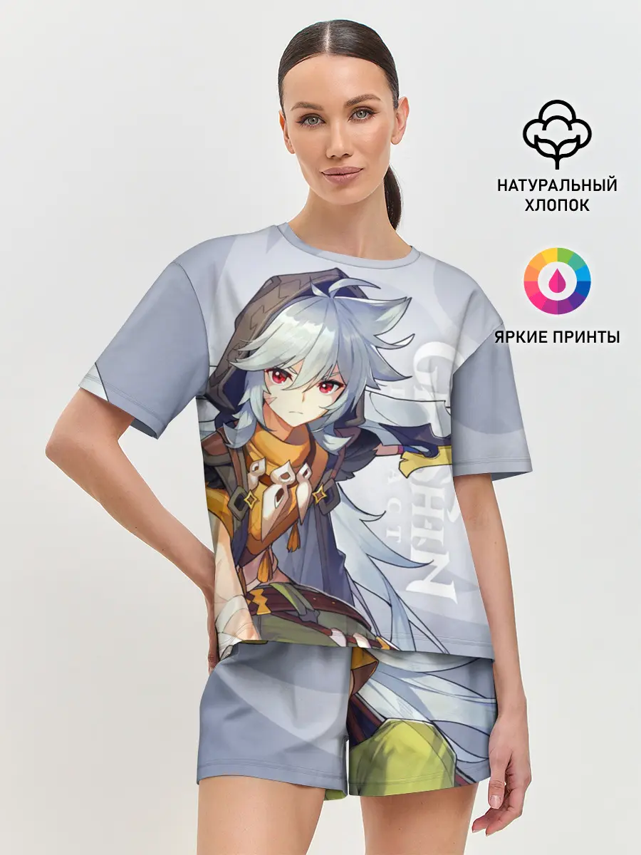 Женская пижама с шортами / GENSHIN IMPACT, РЭЙЗОР