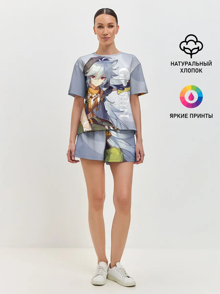 Женская пижама с шортами / GENSHIN IMPACT, РЭЙЗОР