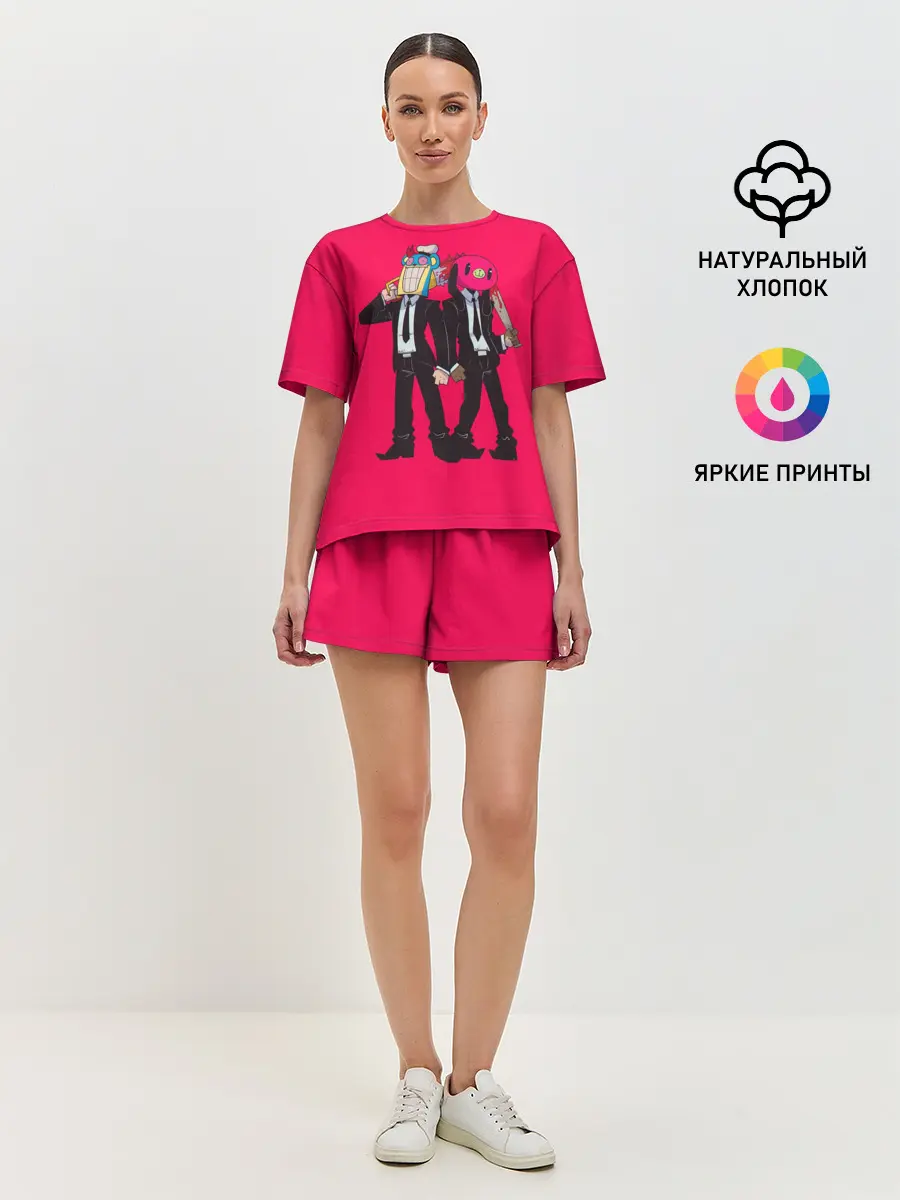 Женская пижама с шортами / Hazel & Cha-cha