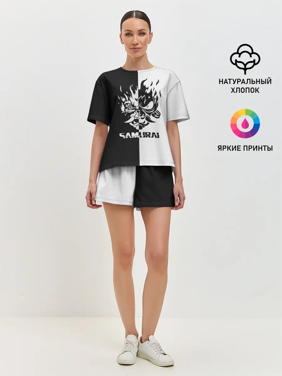 Женская пижама с шортами / SAMURAI