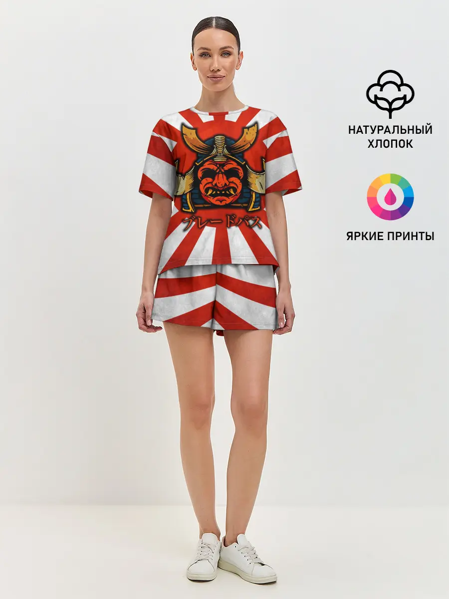 Женская пижама с шортами / Sun samurai