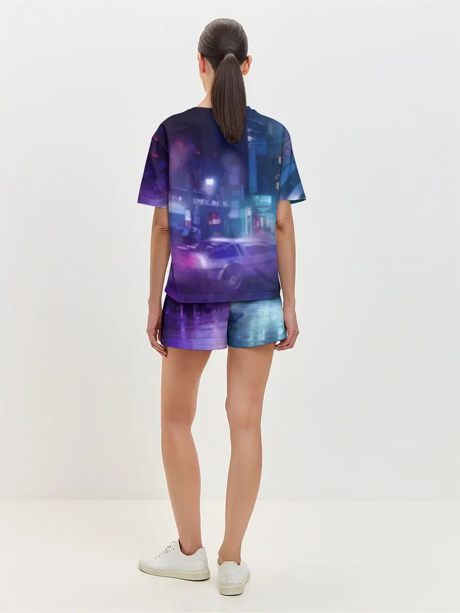 Женская пижама с шортами / Cyberpunk 2077