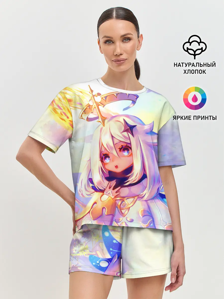 Женская пижама с шортами / GENSHIN IMPACT