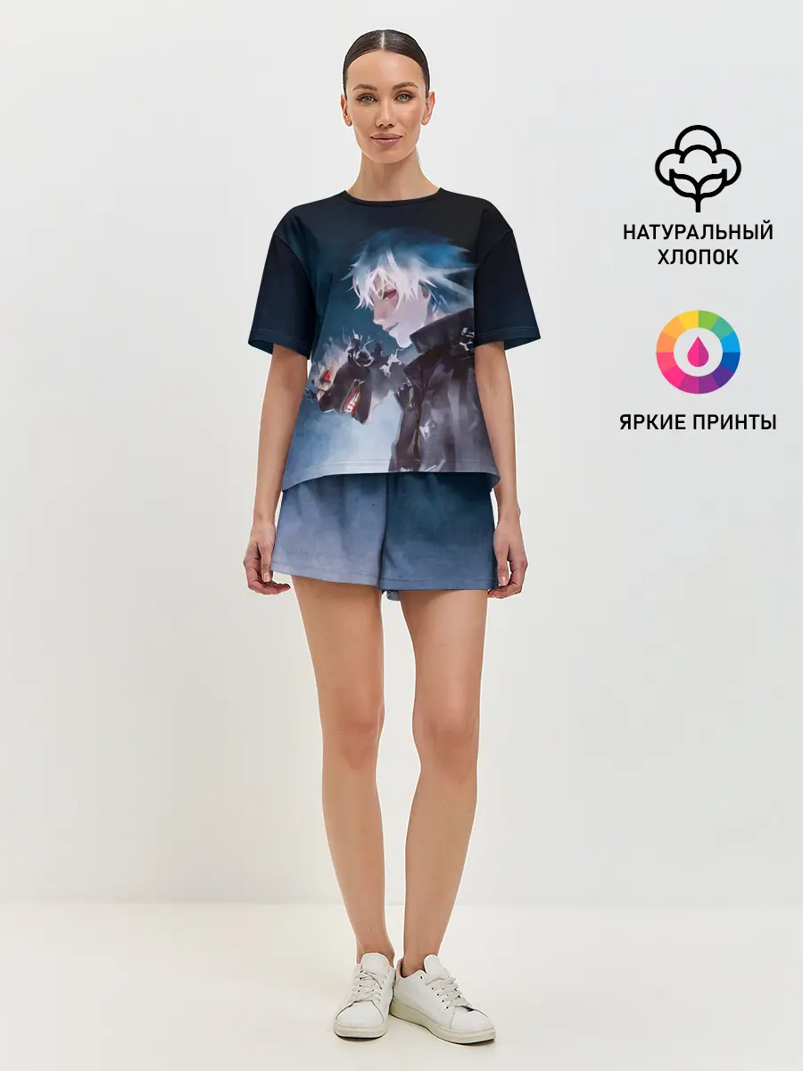 Женская пижама с шортами / Кен Канеки