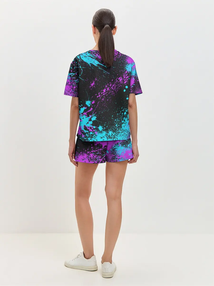 Женская пижама с шортами / Siren Head - Ultra Glitch