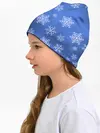 Детская шапка / Снежинки.