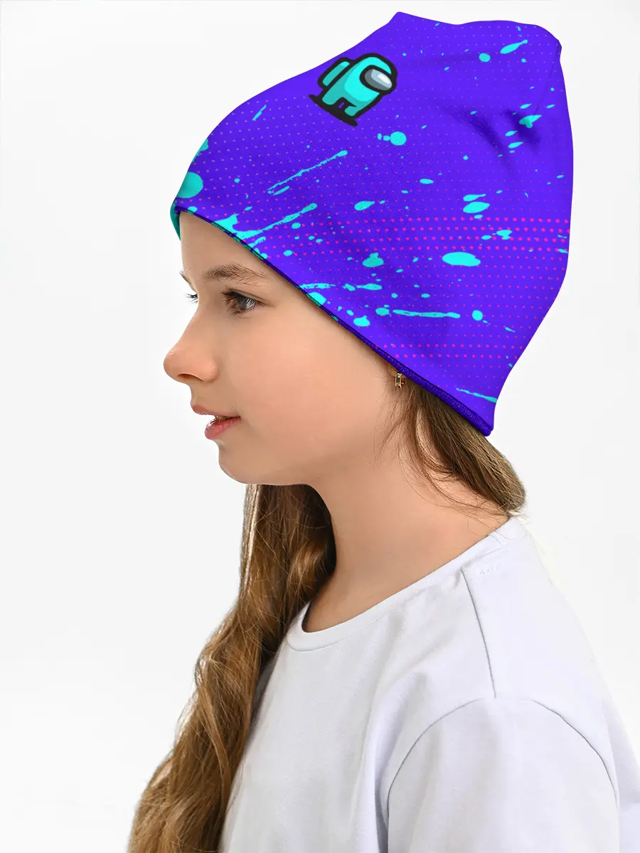 Детская шапка / AMONG US / АМОНГ АС