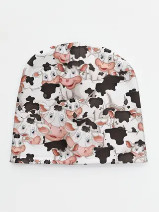 Детская шапка / Коровы