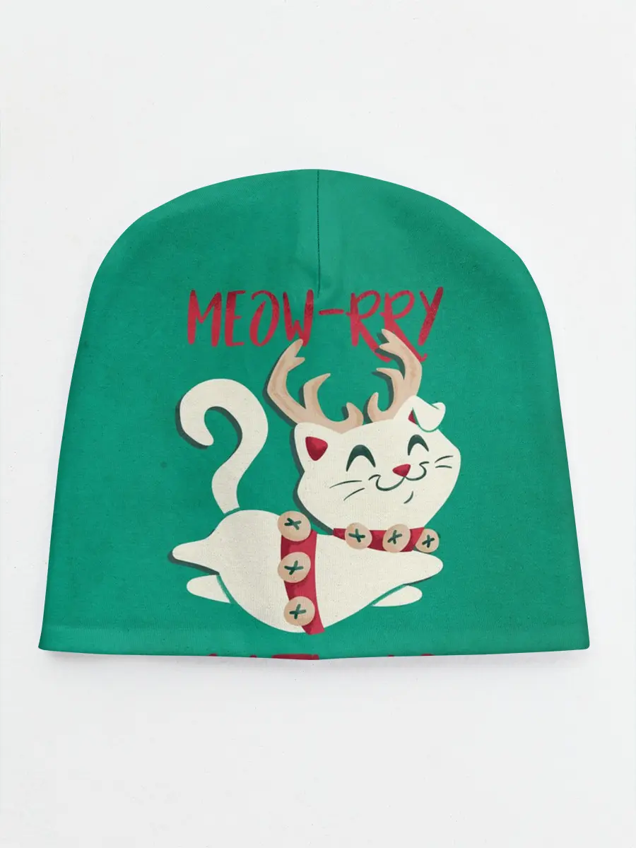 Детская шапка / Meow-rry Catmas