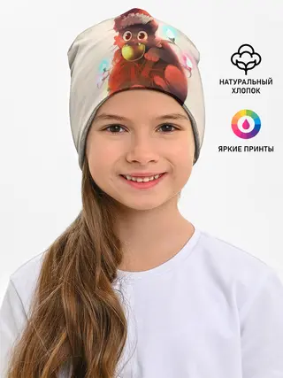 Детская шапка / Новогодний кот