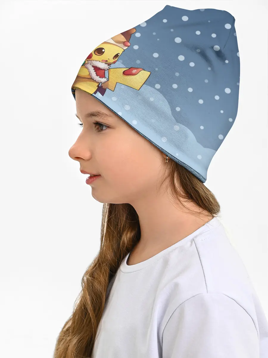 Детская шапка / Новогодний Пикачу