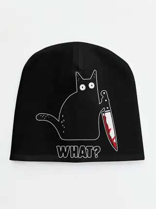 Детская шапка / What Cat