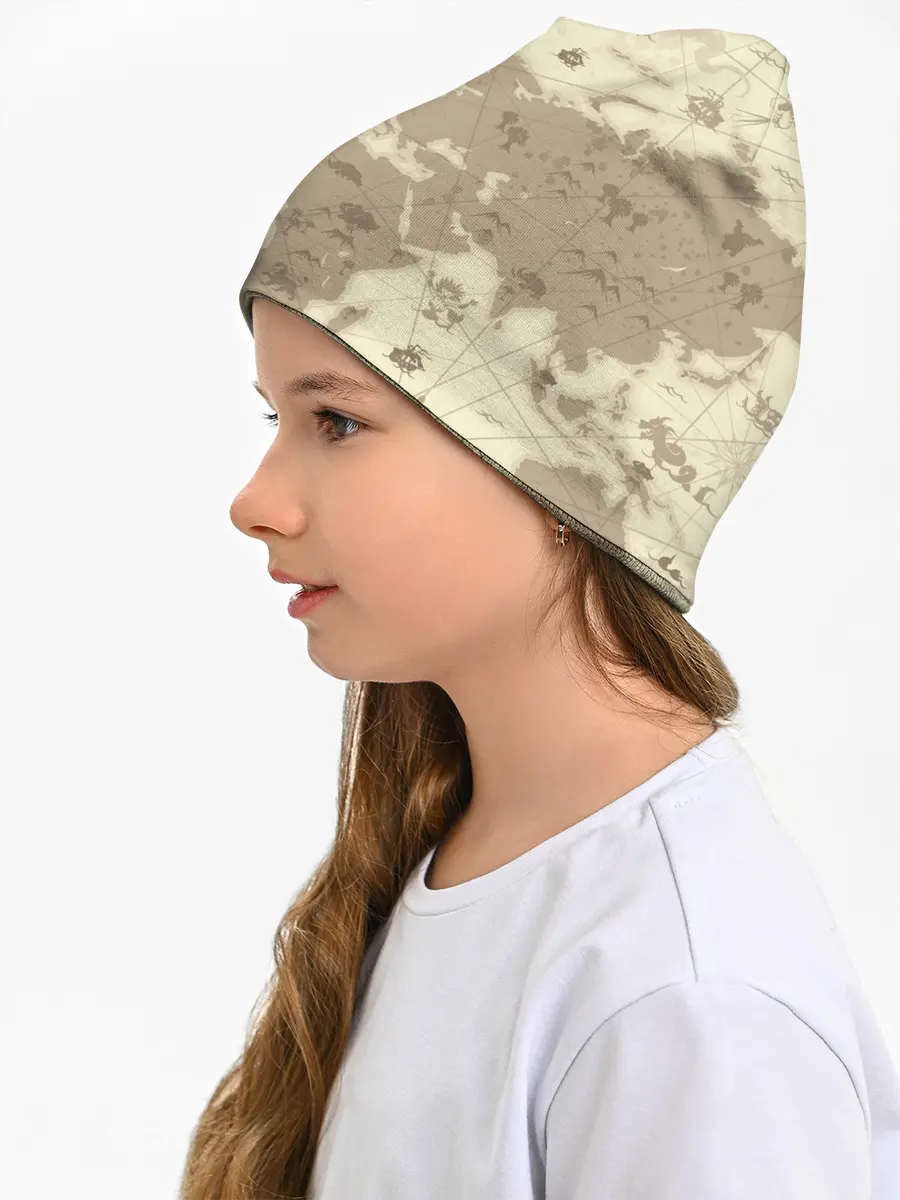 Детская шапка / Карта мира