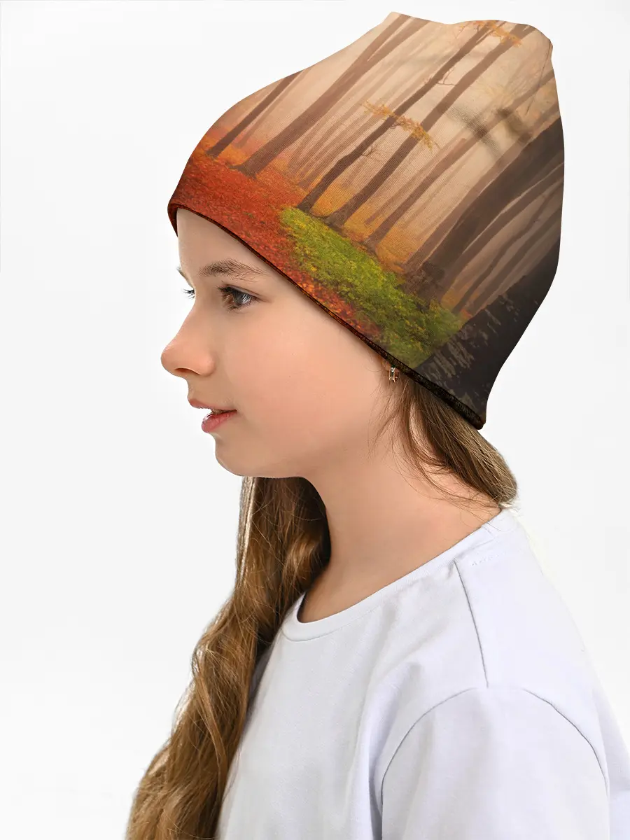 Детская шапка / Осенний лес