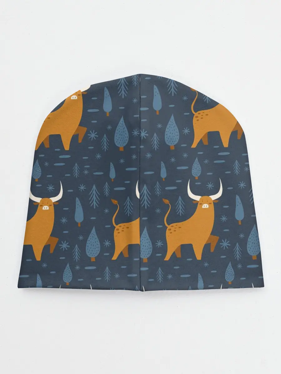 Детская шапка / Быки