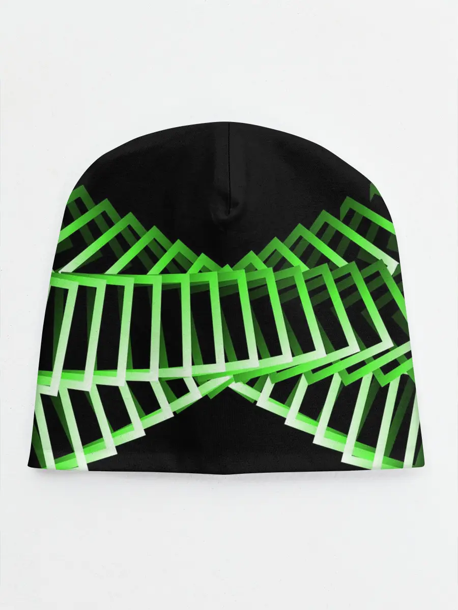 Детская шапка / Неоновые квадраты