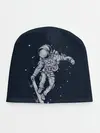 Детская шапка / Космонавт на скейте