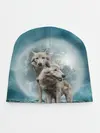 Детская шапка / Волки альбиносы