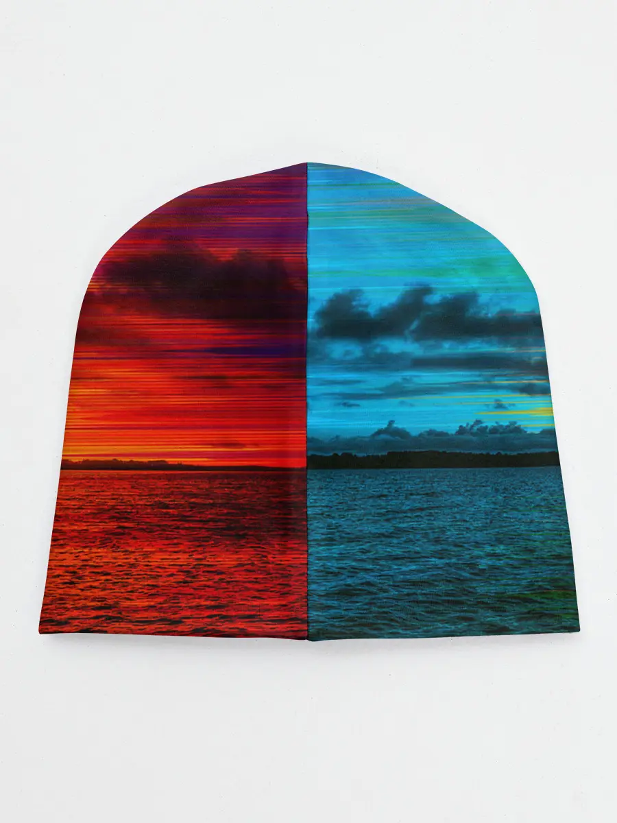 Детская шапка / Glitch Sunset