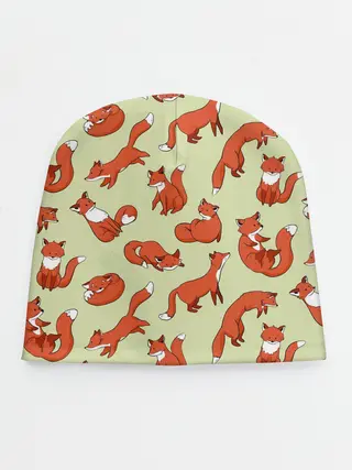 Детская шапка / Осенние лисички